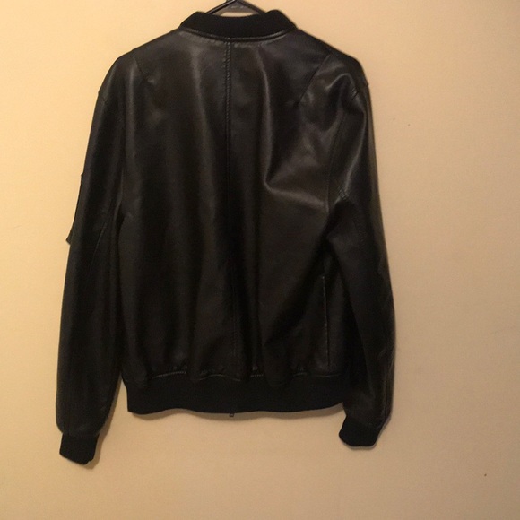 Leather varsity jacket - Picture 2 of 2